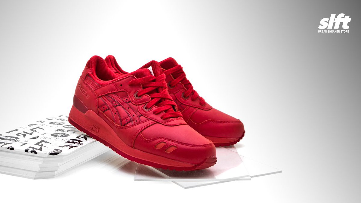 asics gel lyte all red