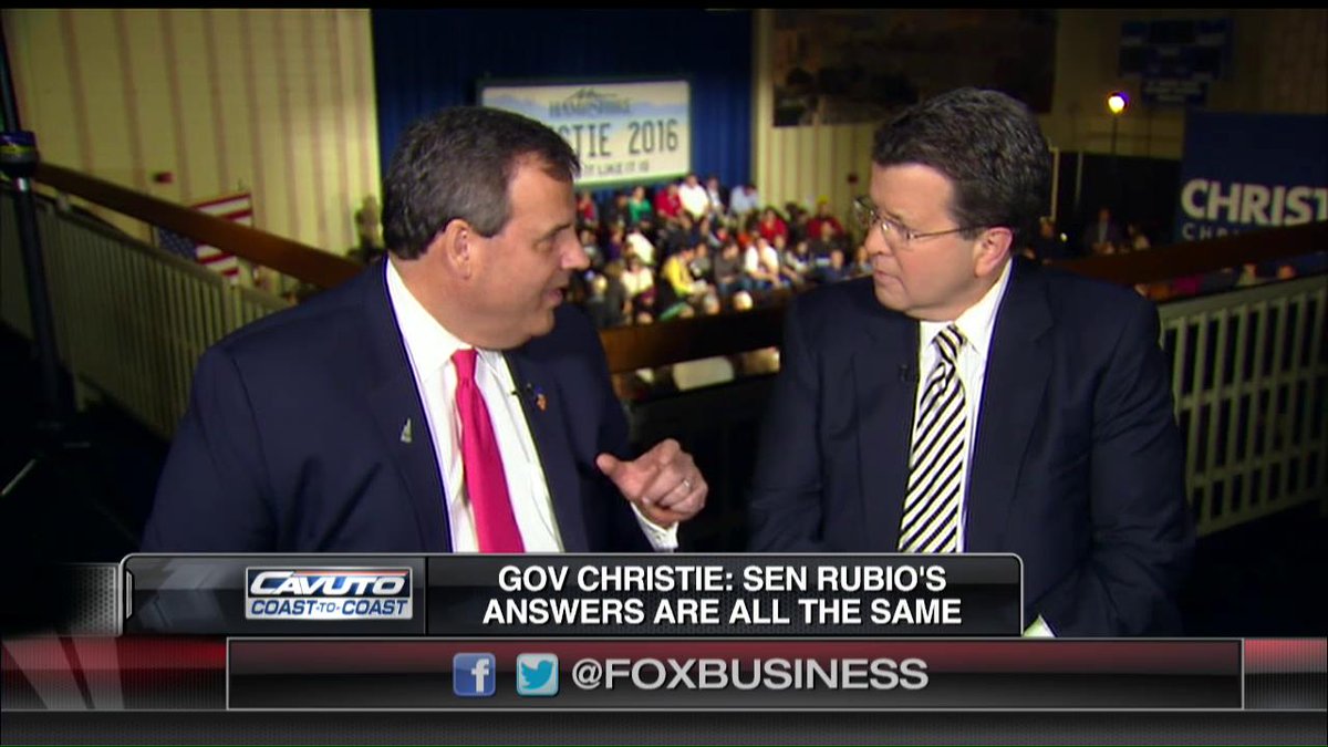 FOX Business (@foxbusiness) on Twitter photo .<a href="/ChrisChristie/">Chris Christie</a> on <a href="/marcorubio/">Marco Rubio</a> at the #GOPDebate: "The American people know what they saw." .<a href="/ChrisChristie/">Chris Christie</a> on <a href="/marcorubio/">Marco Rubio</a> at the #GOPDebate: "The American people know what they saw."