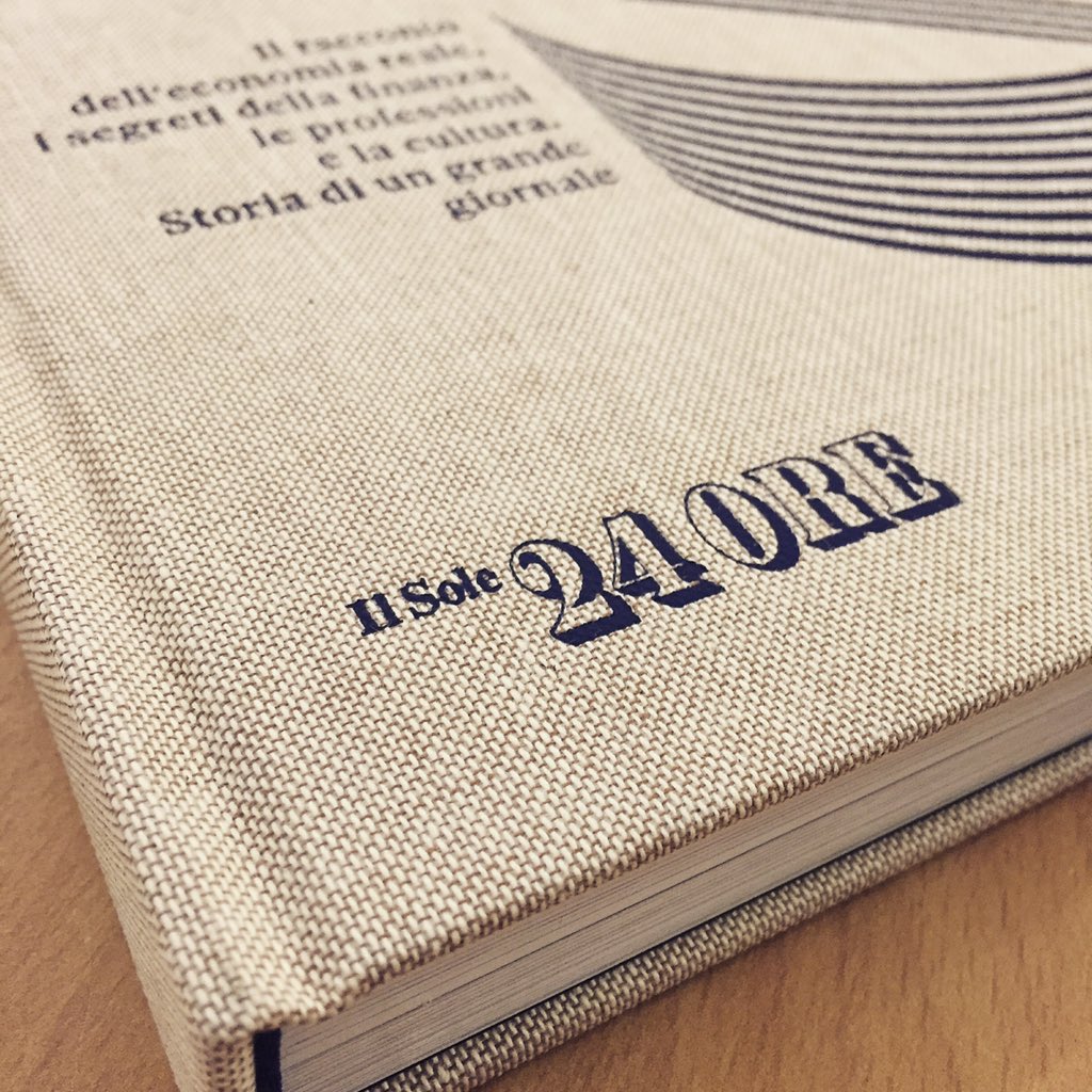 ffranchi's tweet photo. Il libro dei 150 anni del @sole24ore progettato da @24ILstudio https://t.co/r6iCsTIaOr