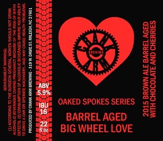 THIS SATURDAY!
BIG WHEEL LOVE BOTTLE RELEASE
Barrel aged brown <a href="/viderichocolate/">Videri Chocolate</a> &amp; cherries.
facebook.com/events/1015976…