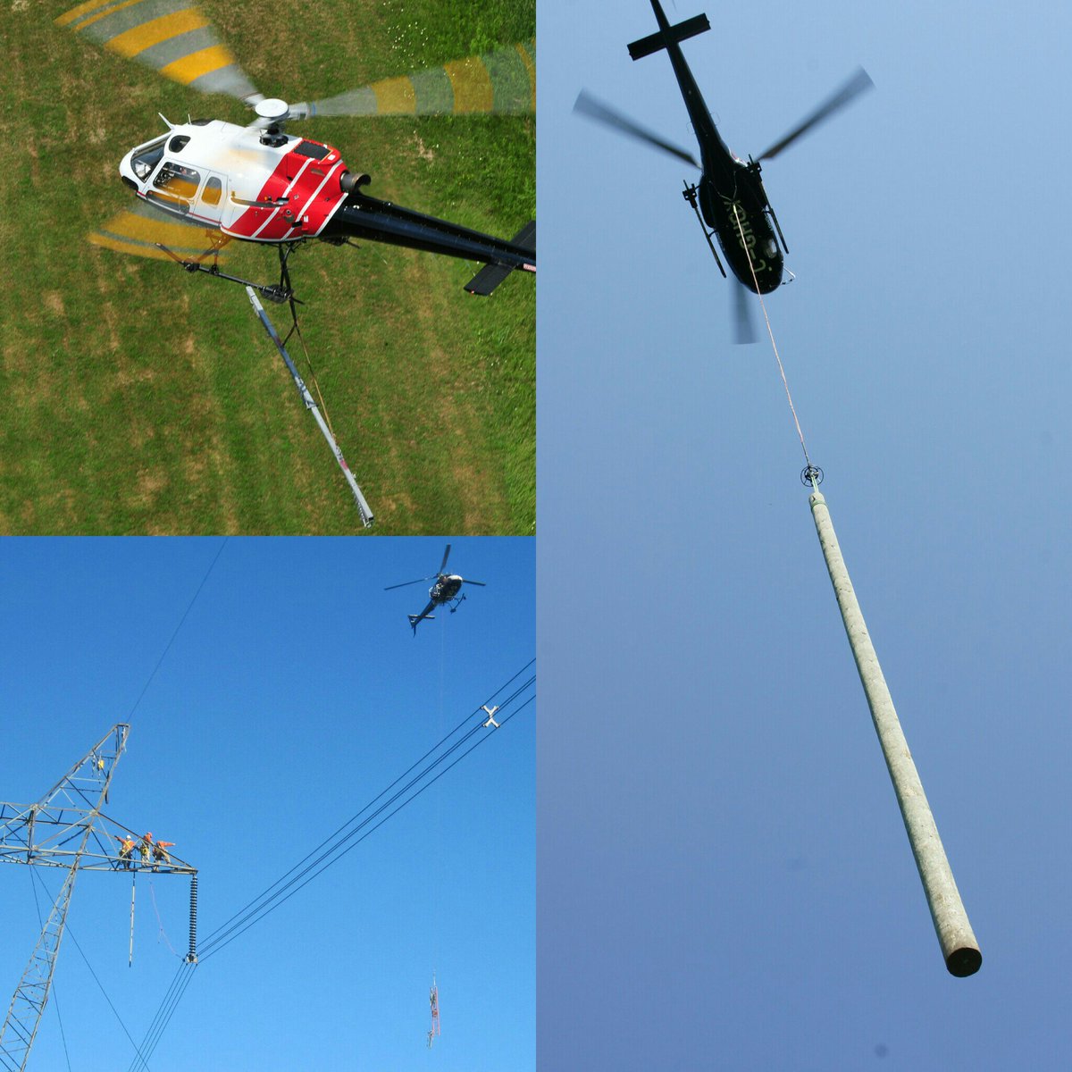 Hydro One On Twitter Check Out Our Helicopters In Action They Are Used For Line Maintenance Such As Pole Setting Installing Equipment Https T Co Gmkd5k5gsx
