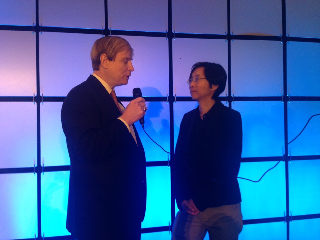 MollySoat's tweet photo. @AMA_Marketing ceo Russ Klein talks #dataviz with Dona Wong at #amaanalytics https://t.co/3eR8Rs6E57