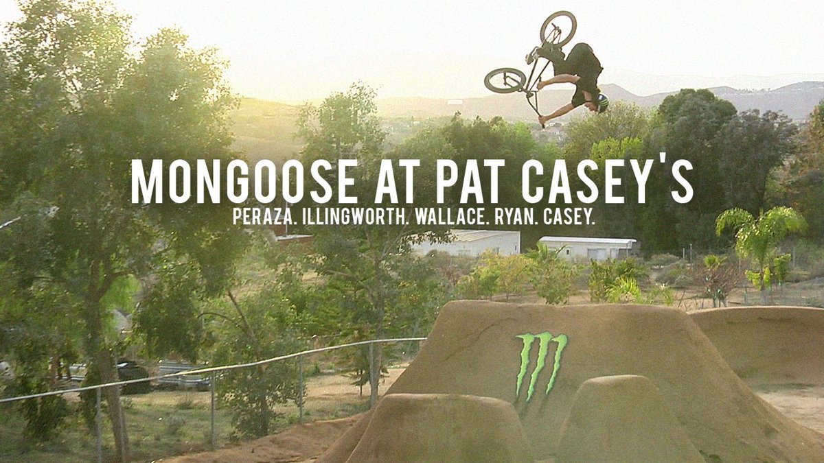 Watch the <a href="/Mongoose/">Mongoose Bikes</a> team shed @PatCaseyBMX's yard - vitalbmx.com/videos/feature… @KevinPerazaBmx <a href="/Benwallacebmx/">Ben Wallace</a>