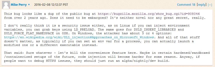 staatsgeheim's tweet photo. Tor Browser sending it's SSL/TLS keys to a remote host without malware, but don't worry it's not an issue https://t.co/koGNnAEvcq