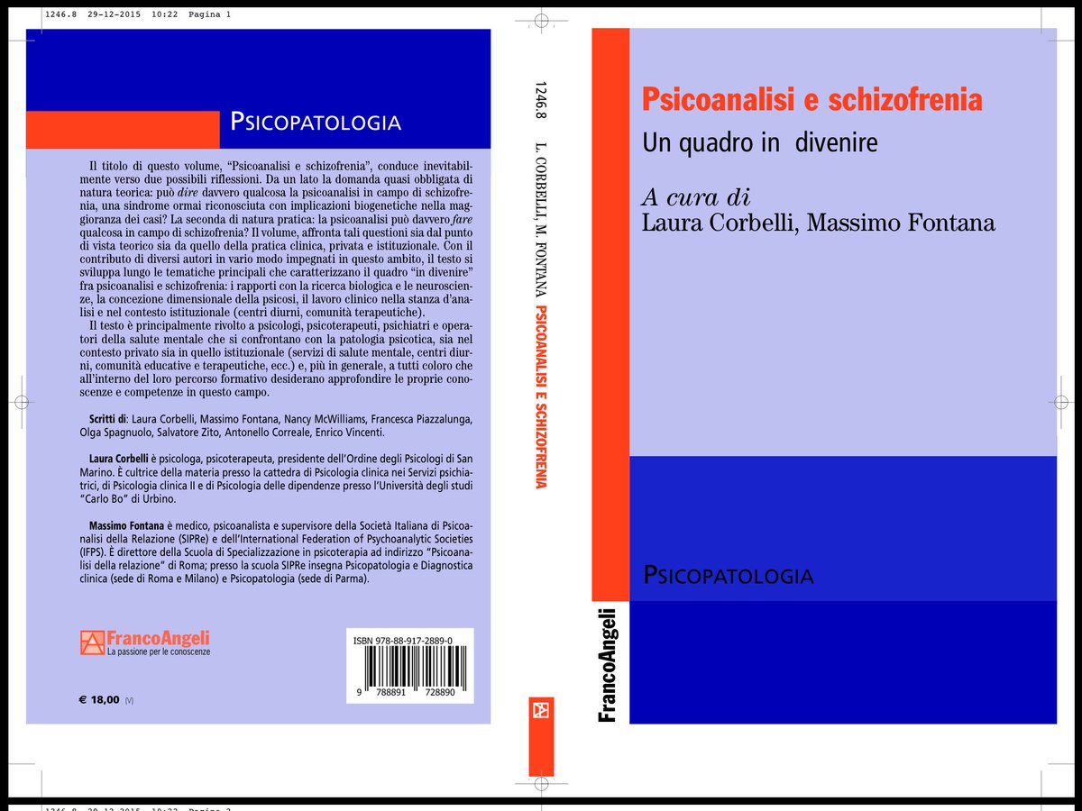 A breve in libreria #Psicoanalisi e #schizofrenia Un quadro in divenire #psicologia #salute mentale