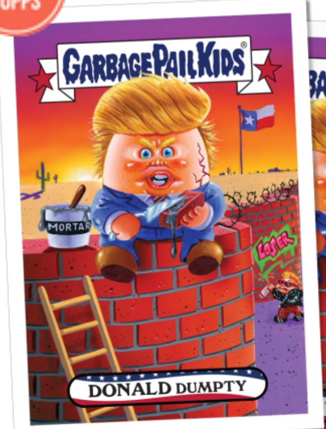 Topps announces sale of more political Garbage Pail Kids