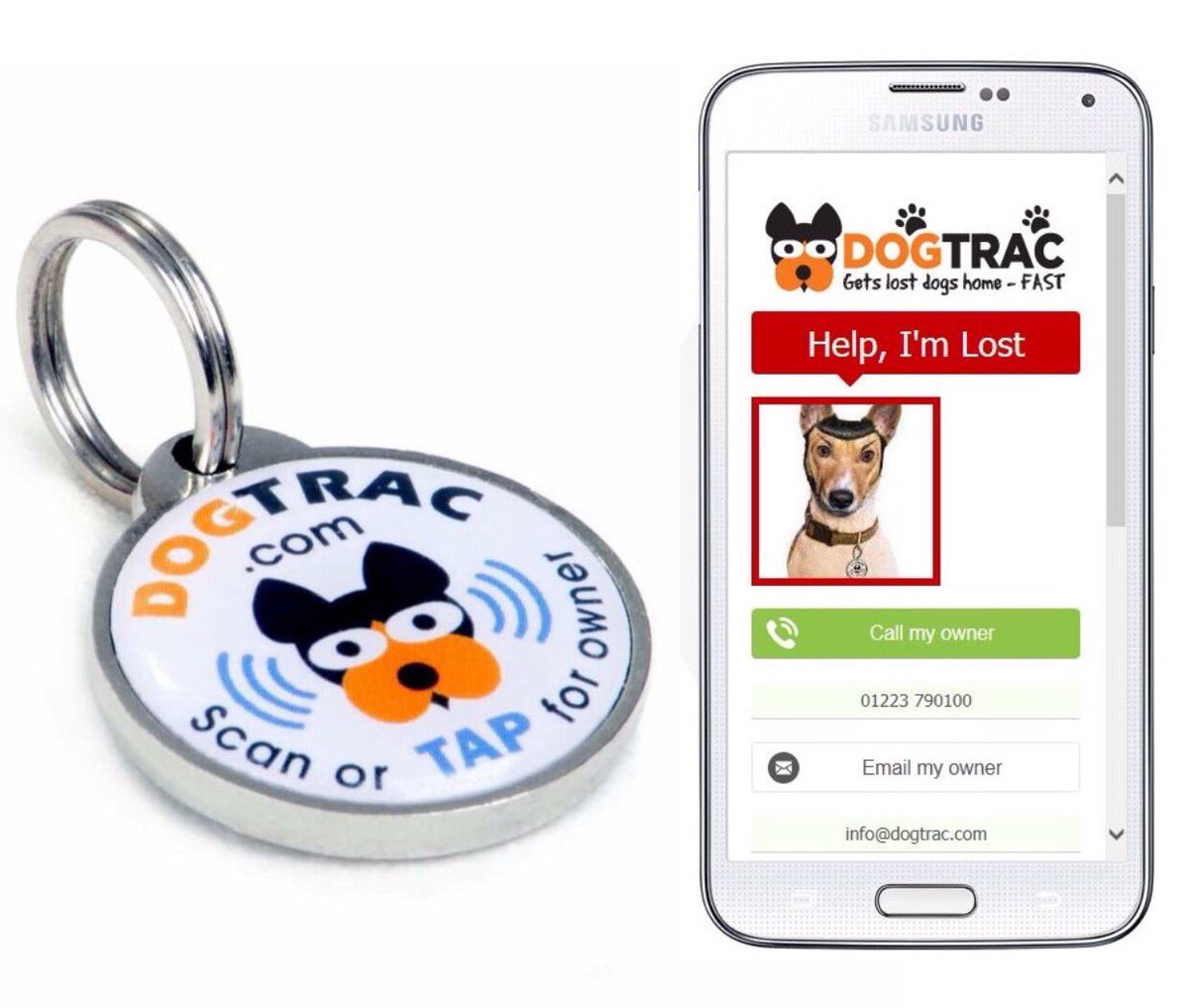 Please RT, Receive a map of your lost Dogs location when our Tag is Scanned/Tap by a mobile dogtrac.com/product/