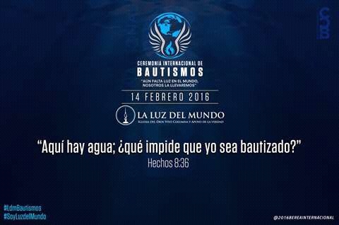 LLDMVERACRUZ's tweet photo. #SoyLuzdelMundo #LdmBautismos ceremonia de bautismos en los mas de 50 países en que esta presente La Luz Del Mundo https://t.co/W75TqiMmKi