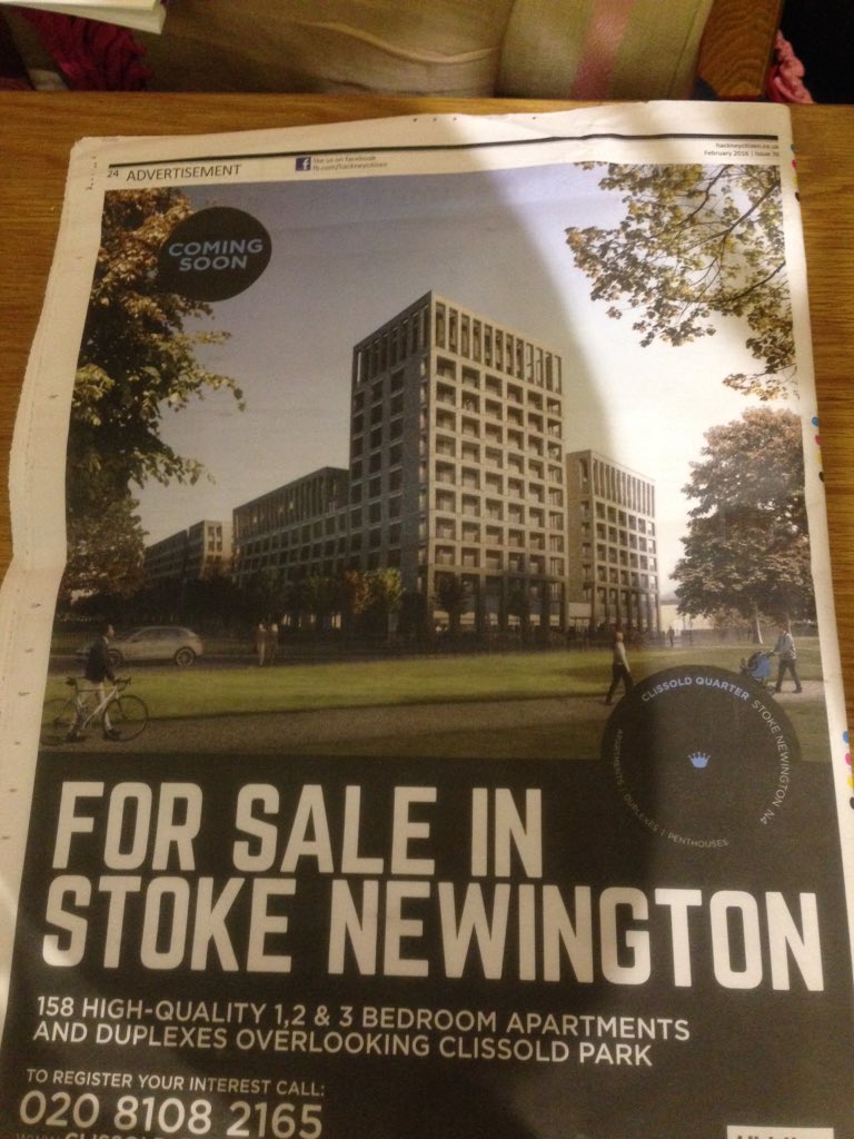 hackneyamyg's tweet image. Aren&apos;t these hideous? #stokenewington #baddevelopment #streetsnottowers