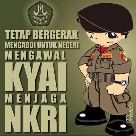 Banser Mengawal Kyai menjaga NKRI