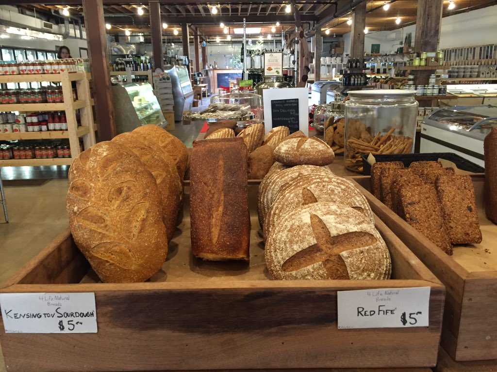 Our bread game is strong ! Baked in house with all organic ingredients :) #kensingtonmarket #4lifenaturalfoods