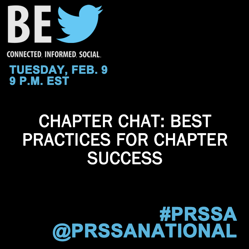 prssaofficial's tweet photo. Network w/ #PRSSA members across the nation in the comfort of your own pajamas! Twitter chat - TONIGHT @ 9 p.m. EST. https://t.co/FkAJoM5UL4