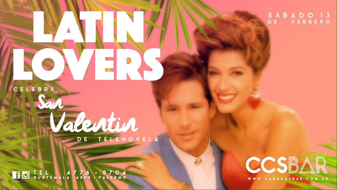 Tu mejor opción #SanValentin es <a href="/Caracas_Bar/">Caracas Bar</a>!!! 
We aré Latin Lovers de telenovela !!! Hace tu reserva