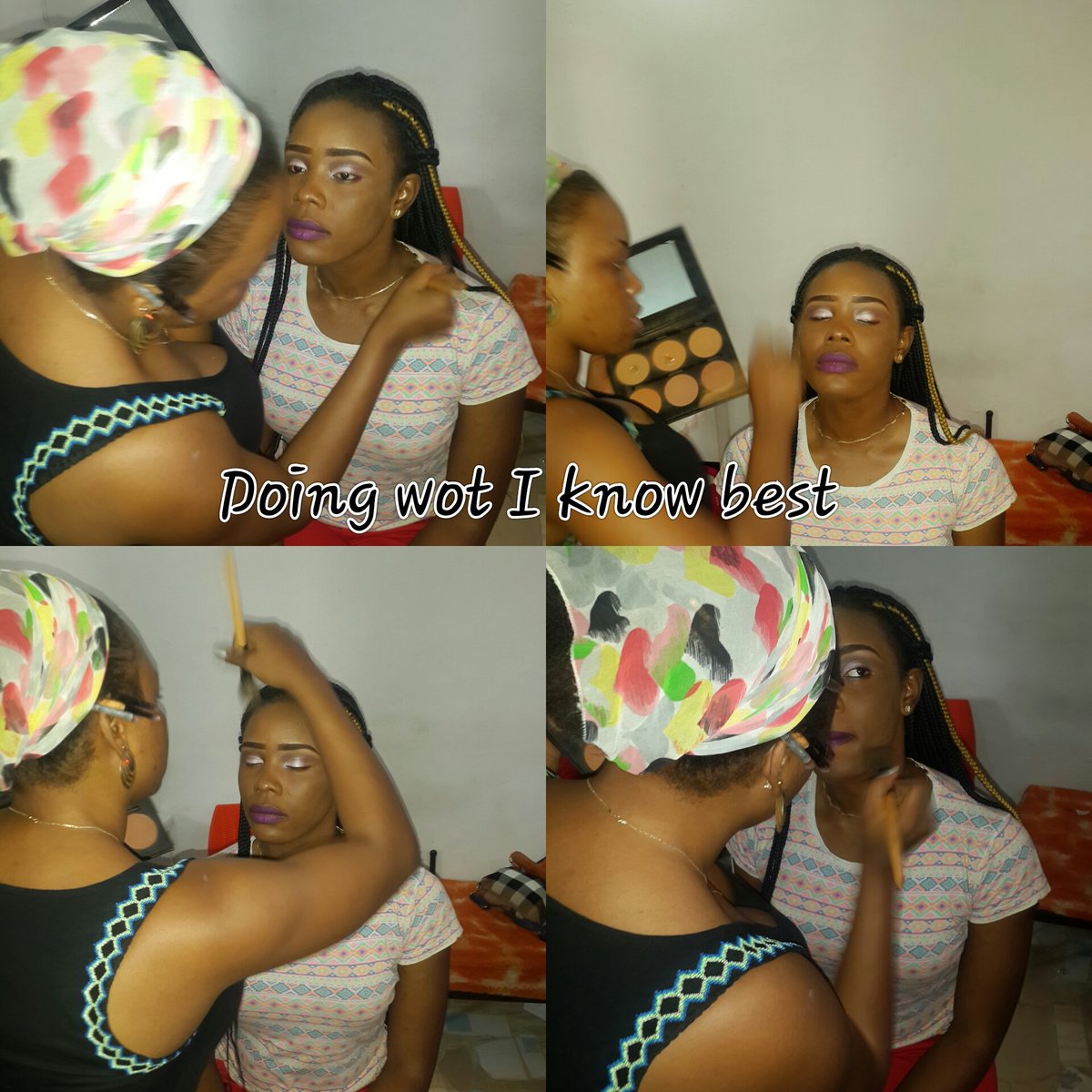EliteMzz's tweet image. This is my comfort zone....my love for makeup gat me working so hard to get to the top