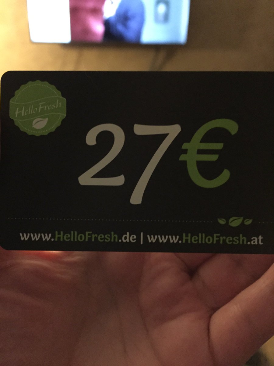 AxelleM's tweet image. @Stinalotte I received a gift card for hellofresh.de. Do you want it ? I can’t use it from France.