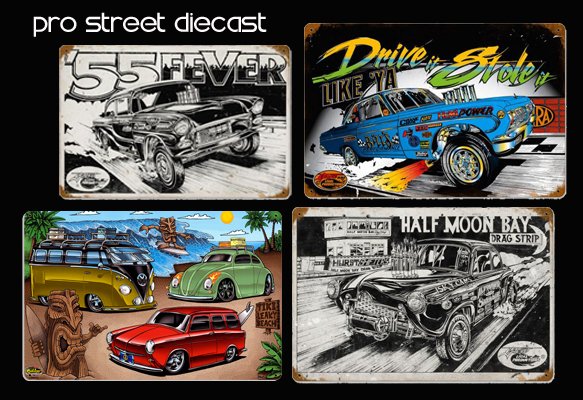 #diecast Featured Licensed Signs by Pro Street Diecast pasttimesigns.com/licensed/pro-s…