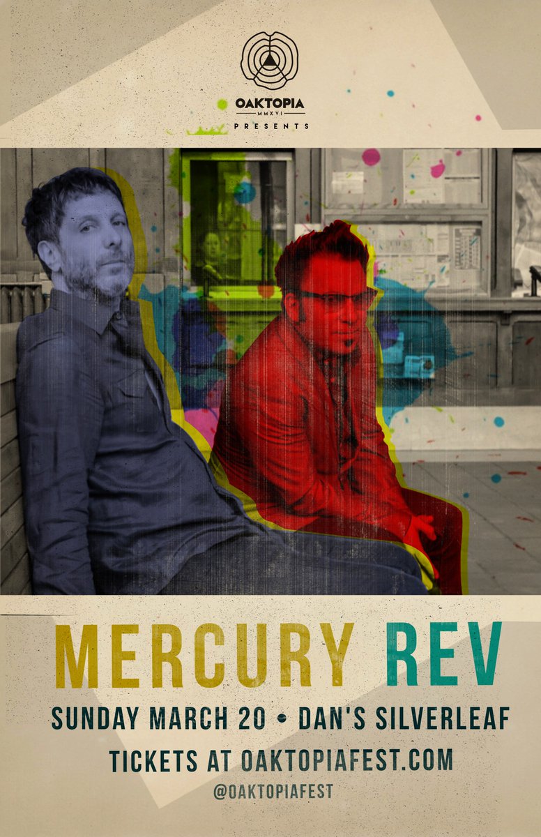 oaktopiafest's tweet photo. #Denton, it's been too long. Let's get together on Sunday, Mar 20th at @Danssilverleaf for @mercuryrevvd! https://t.co/PlNmB68zyZ