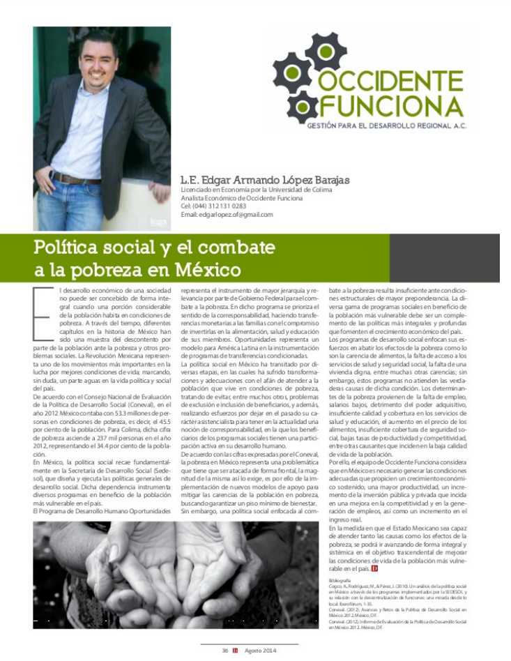 Occidente_Fun's tweet image. No hay desarrollo económico en forma integral cuando se vive en condición de pobreza. Ver: goo.gl/1TVHfv