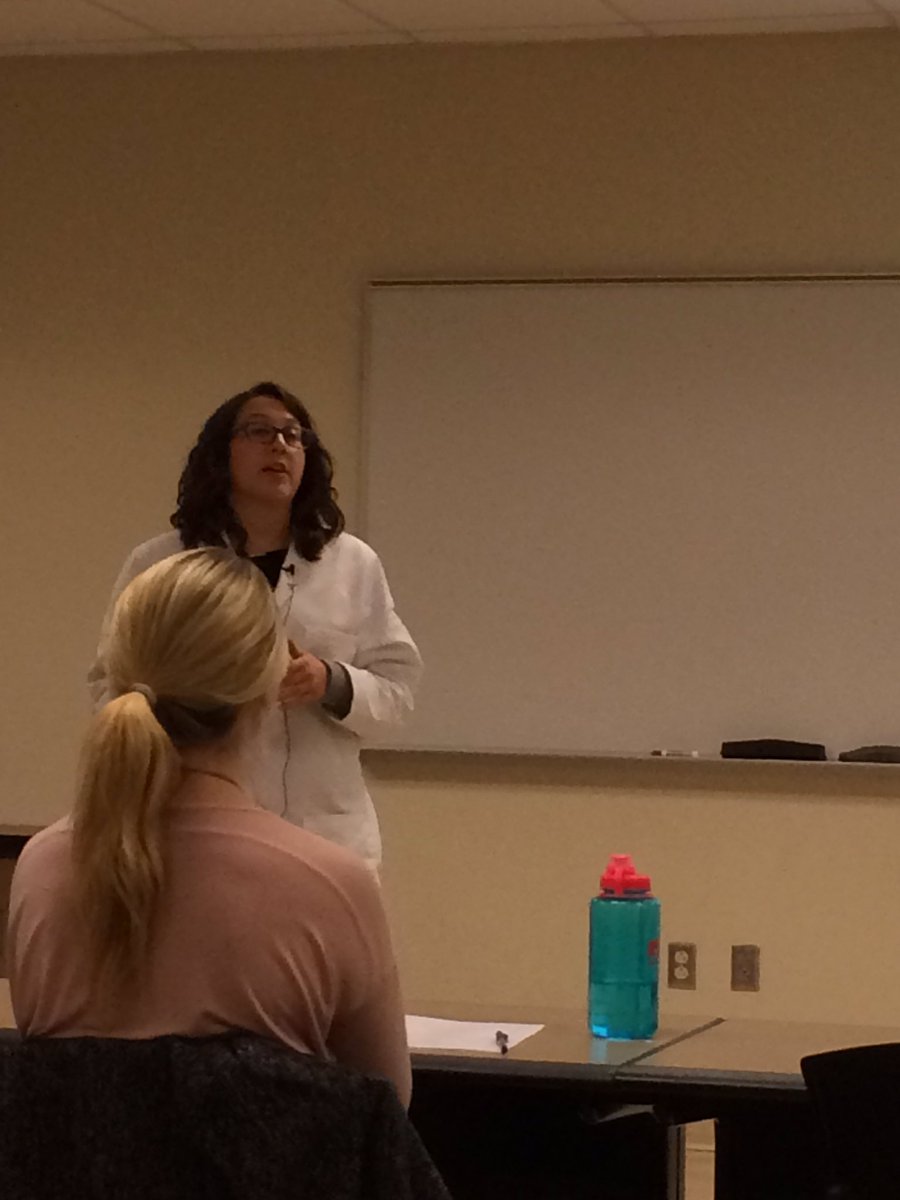 MichelleEaston4's tweet photo. UCSOP Student Melissa Buse & Dr. Karrie Juengal did an awesome job talking about Medication Adherence 2night #UCSYF https://t.co/h7vzV6SQUk