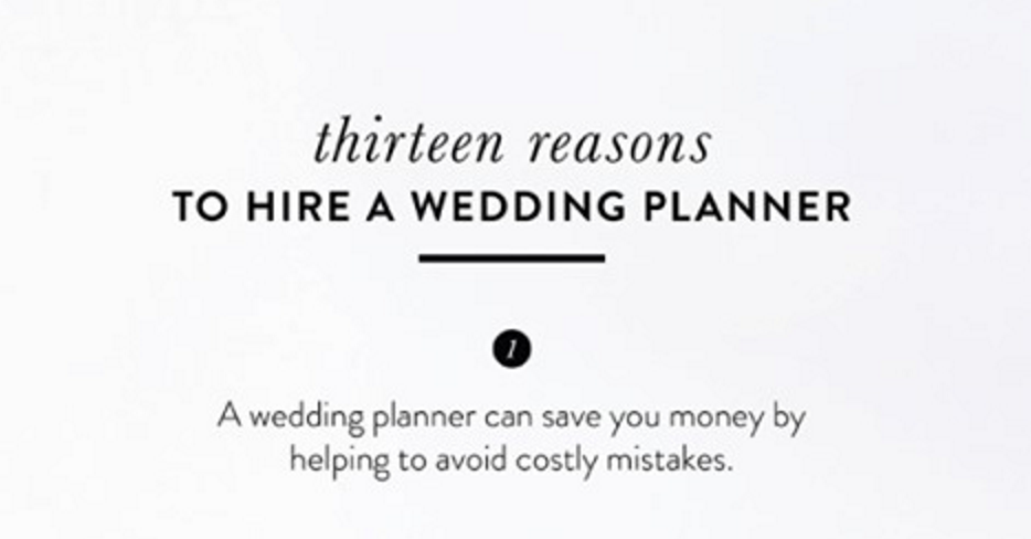 stylemepretty's tweet photo. 13 reasons to *definitely* hire a #weddingplanner! https://t.co/GVy6OoQre9 Tips: @trueevent https://t.co/iAjvlRMjK8