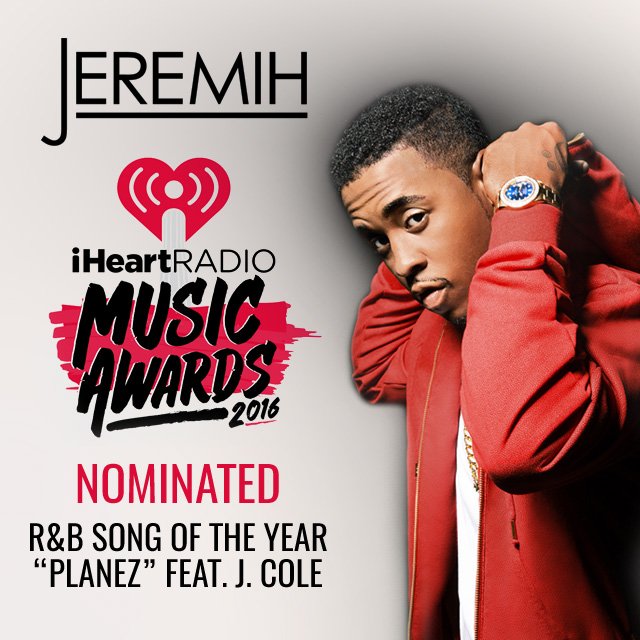 Def Jam Recordings On Twitter Clap For Em Congrats Jeremih On Iheartradio Music Award Nomination For R B Song Of The Year For Planez Https T Co Ms0shntz7s