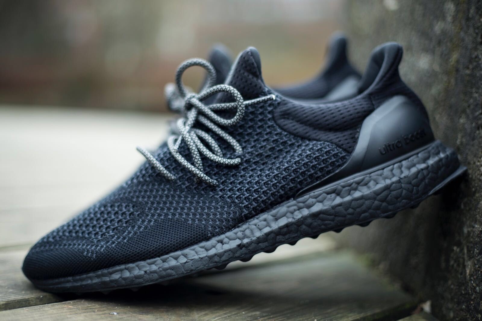 Sneaker Shouts™ on X: Custom All-Black Adidas Ultra Boost Uncaged