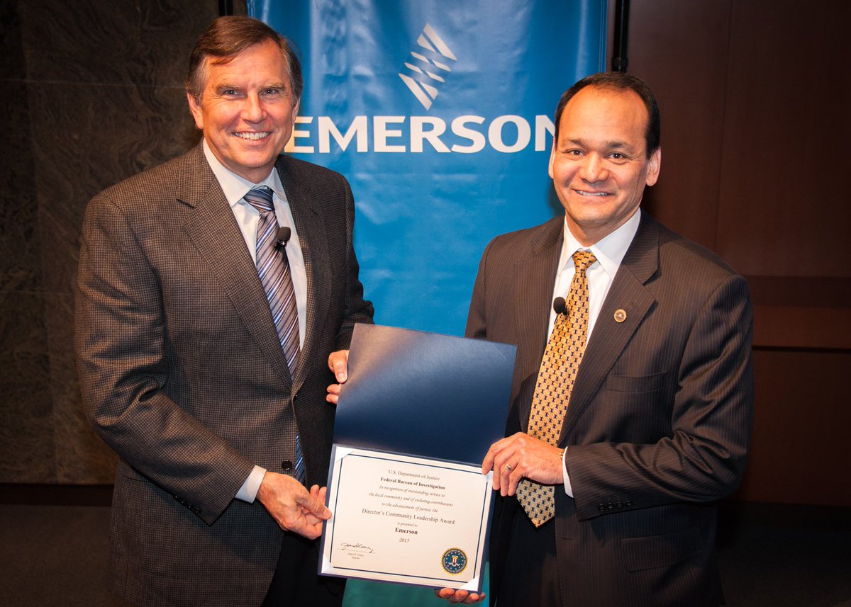 Emerson_News's tweet photo. Honored to be recognized by the @FBIStLouis for #FergusonForward progress: https://t.co/2OHTRL7dXe #EmersonCares https://t.co/YkGj7q1Qfs