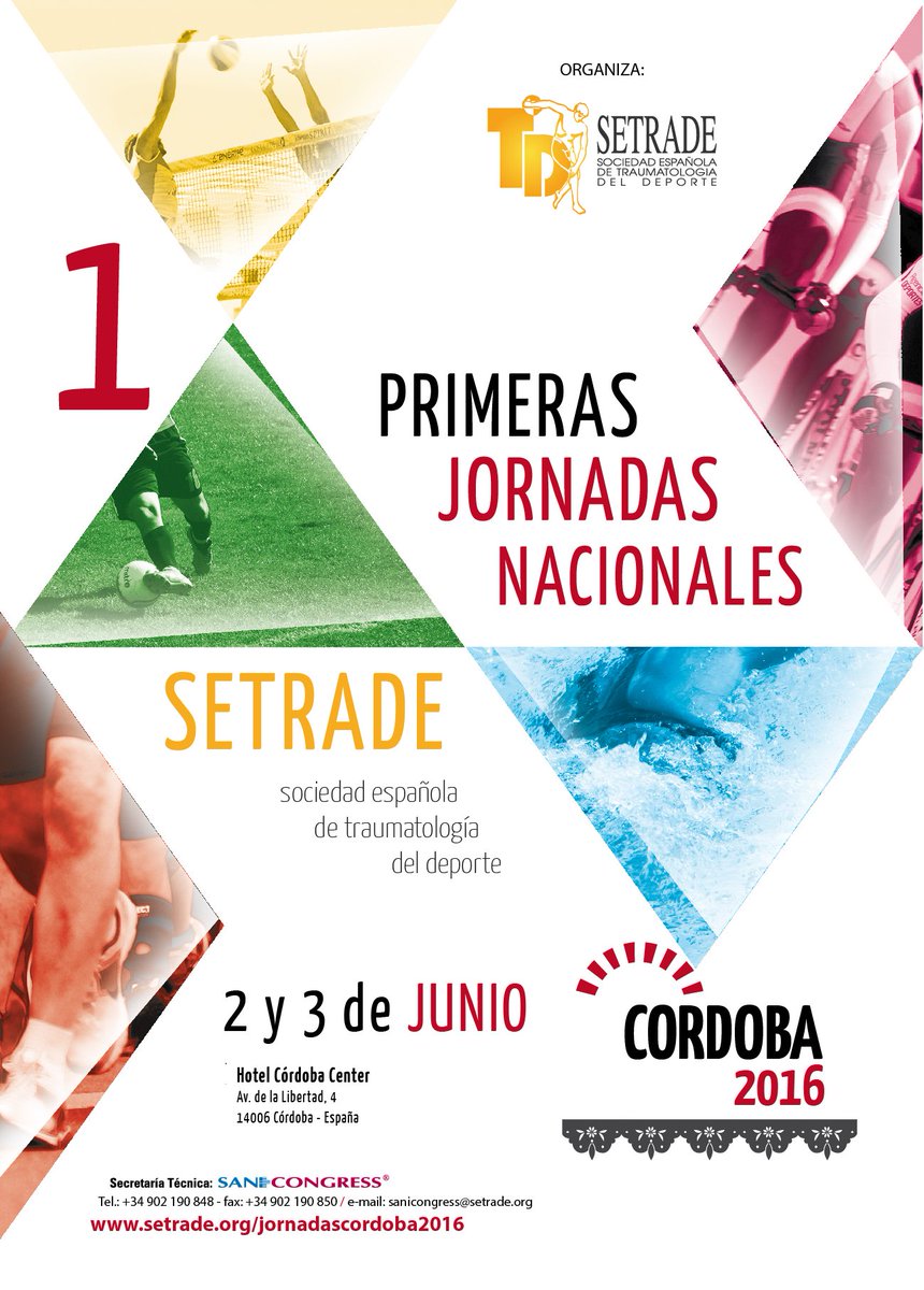 spdg_managers's tweet photo. 1ª Jornadas Nacionales SETRADE
2 y 3 junio en @HotelesCenter Córdoba
https://t.co/FdAPby8obp
#jornadascordoba2016 https://t.co/kCRuajqDjN