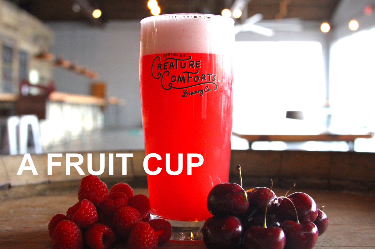 creaturebeer's tweet image. Say yes to the #fruitcup, @Budweiser. We thought you were #upforwhatever