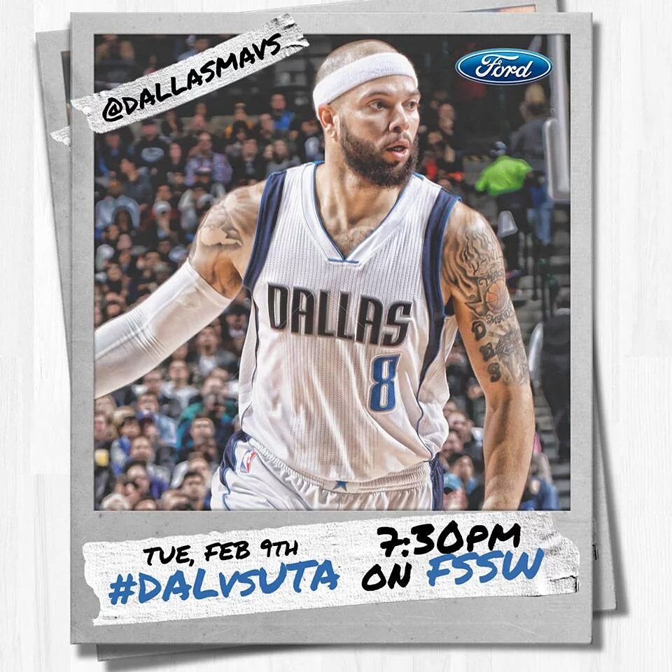 SomosMavs's tweet photo. ¡NOCHE DE ACCIÓN! Deron Williams y #LosDallasMavericks contra el Utah Jazz a las 7:30PM en FSSW #DALvsUTA https://t.co/DFQrsfnROh