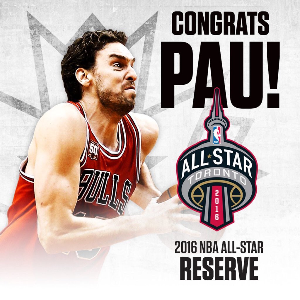 NBAspain's tweet photo. Anunciado: @paugasol sustituye a @JimmyButler para el @NBAAllStar #NBAAllStarTO https://t.co/gTN0XyKpHq