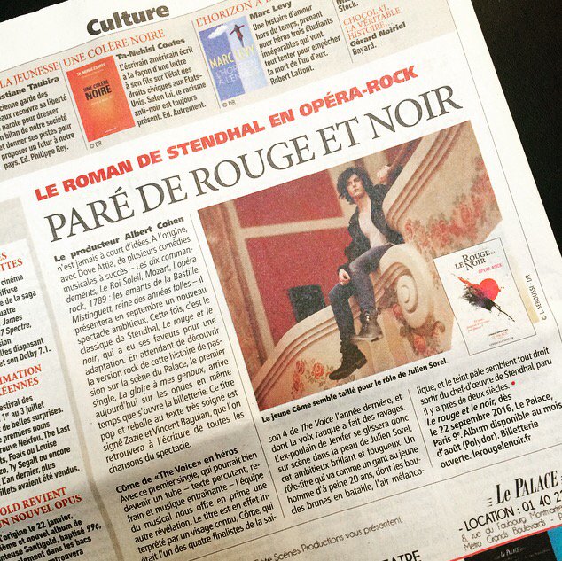 Nouveau spectacle d'Albert Cohen: Le ROUGE &amp; le NOIR, Opera Rock avec <a href="/comeofficiel/">Côme</a> 🎤🎭<a href="/DirectMatin/">Direct Matin</a> <a href="/VincentBaguian/">Vincent Baguian</a>