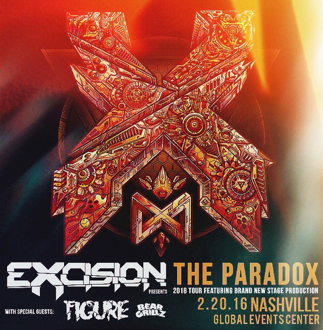 11 days until <a href="/Excision/">Excision</a> 's #paradoxtour hits Music City! 🔊💥👌🏻 Tix>http:/bit.ly/1RQCI1A #teamultimo #youmaketheparty