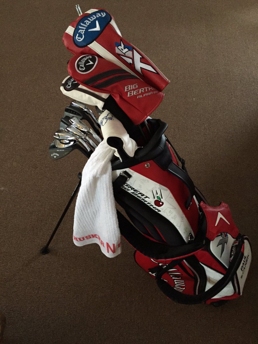 Thanks #Callaway! Bag is complete for the 2016 season! #XR16 #BigBertha #ApexPro #MD3 #GBR #TheOldeFarm #blessed