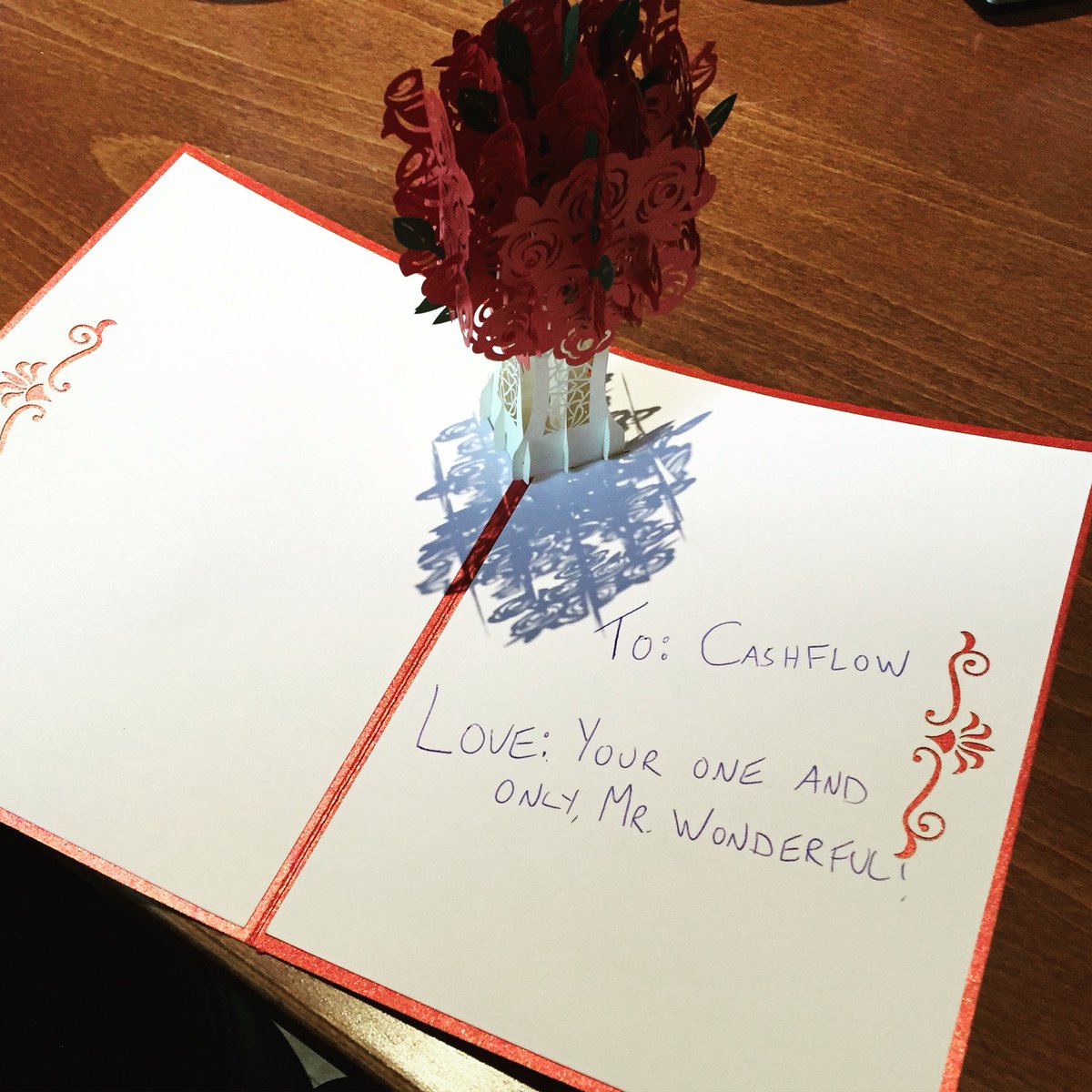 kevinolearytv's tweet image. I searched long and hard for the perfect #Valentine to send to my true love. @lovepop pulled through!