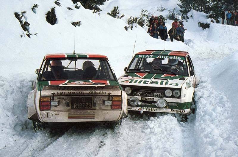 FernandoLobon's tweet photo. ¿Por dónde sigue el tramo? Los pilotos de Fiat tuvieron algunos problemas de orientación en el #RallyeMontecarlo 78. https://t.co/7diBnZqMlV