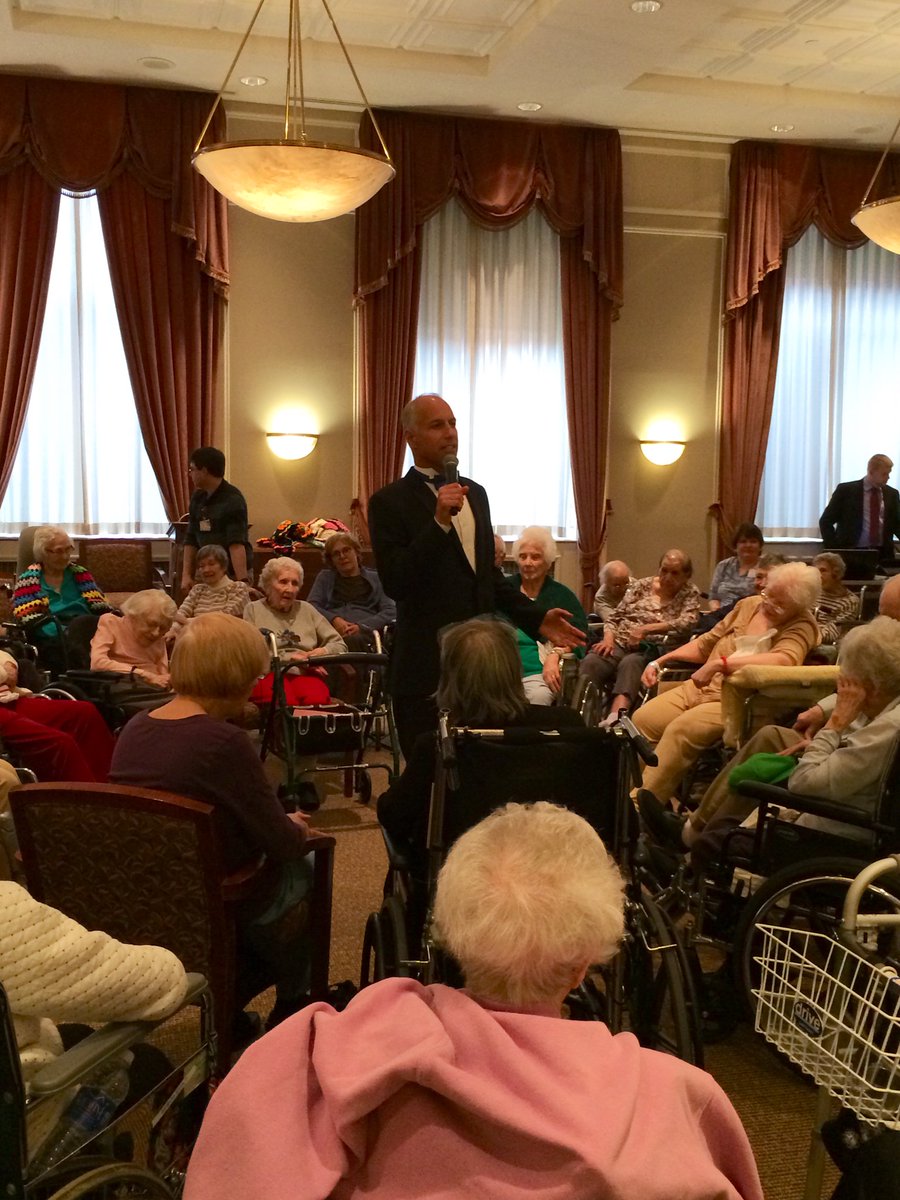 Thanks to <a href="/Andy_Nahas/">Andy Nahas</a> for a wonderful performance today! Our Members loved it! #Music #BecauseFriendsCare