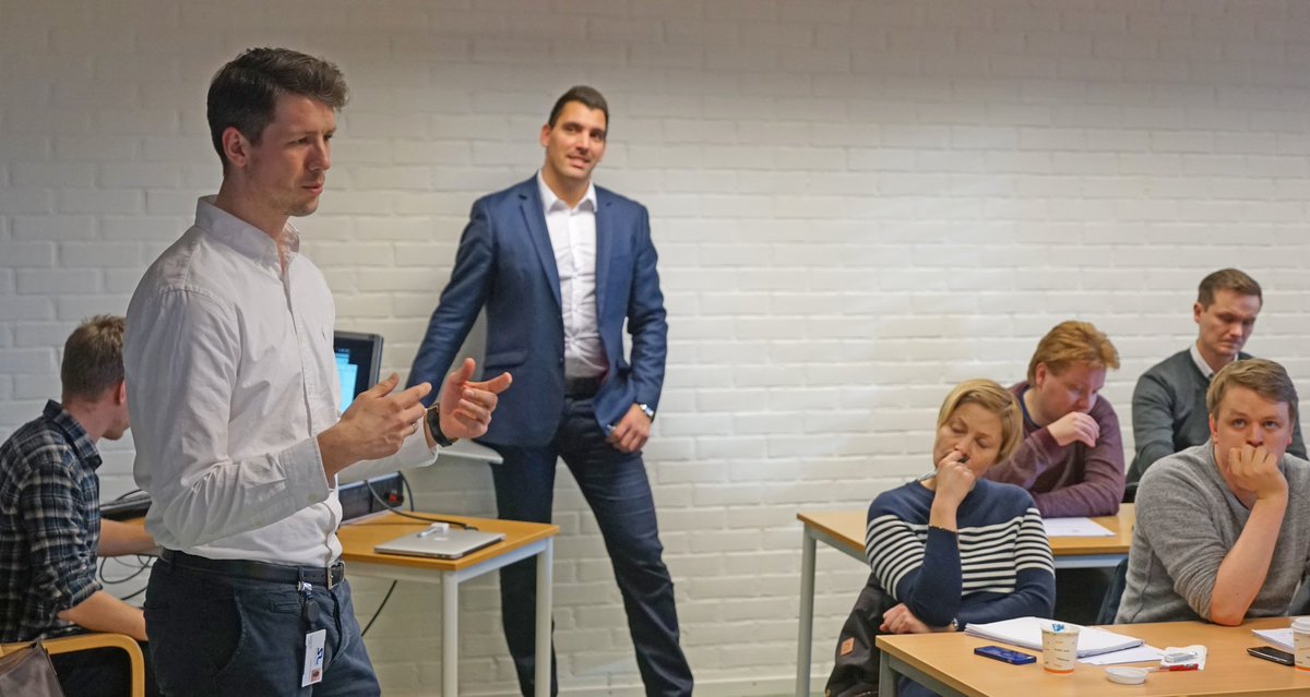 PhD kurs i innovasjon og næringsutvikling på UiS i dag. Engasjerte forelesere fra Validé, Shoreline og UiS.