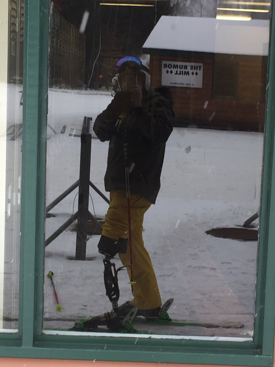 #HittingTheSlopes with a custom ski prosthetic, thanks to David Bow, Partner/CPO from our Stamford, CT office.