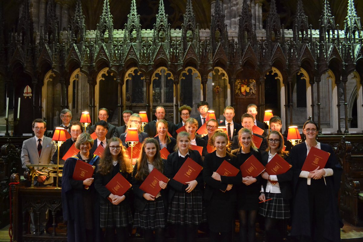WestBuckMusic's tweet photo. Bravo CHAPEL CHOIR you sang really well and watched like hawks! Hope you enjoyed CHORAL EVENSONG @ExeterCathedral https://t.co/8Aq6tl0xVu
