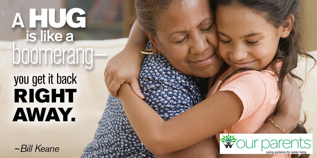 Hugs make the world go round. Pass it on… ;)