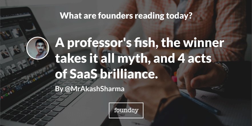 The winner takes it all myth and 4 acts of SaaS brilliance. bit.ly/1SOkiXe By <a href="/MrAkashSharma/">Akash Sharma</a> // #startups