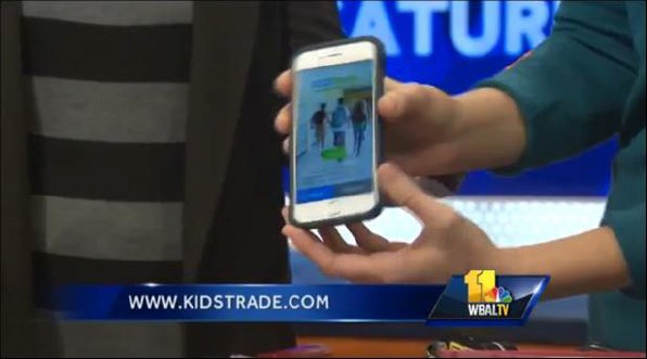 kidstrade's tweet photo. Proud to be featured on WBALTV (@wbaltv11) as a new app! 

https://t.co/h3PnCq1moh https://t.co/GSniPcvsmD