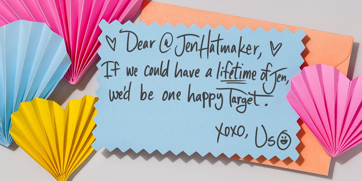 Target's tweet photo. @JenHatmaker Put your heart in our cart any day. 😍 #TargetLoveNotes https://t.co/0gQle1IzGk