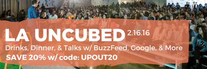 UpOutLA's tweet photo. Learn skills in tech &amp; more w/ @BuzzFeed, @Google, &amp; @Grindr. Save 20% w/ code UPOUT20 at https://t.co/Ocn3V7P6lO https://t.co/vUaPPFhYw6