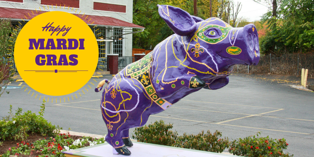 🎉 Happy Mardi Gras, Hog fans! 🎉 #GoHogs #UARK #MardiGras #FatTuesday