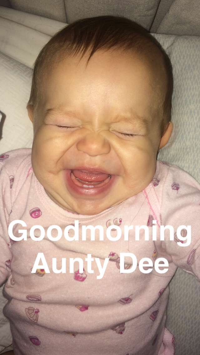 minniecd's tweet image. FaceTime with this cutie this morning #mademyday #MissRiley