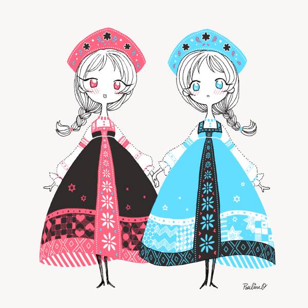 世界の民族衣装 Colorful Girls Collection