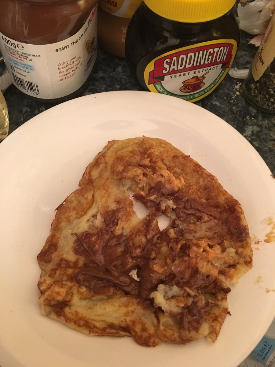 Probably the greatest pancake ever created! #PancakeDay 

I'm not a chef...