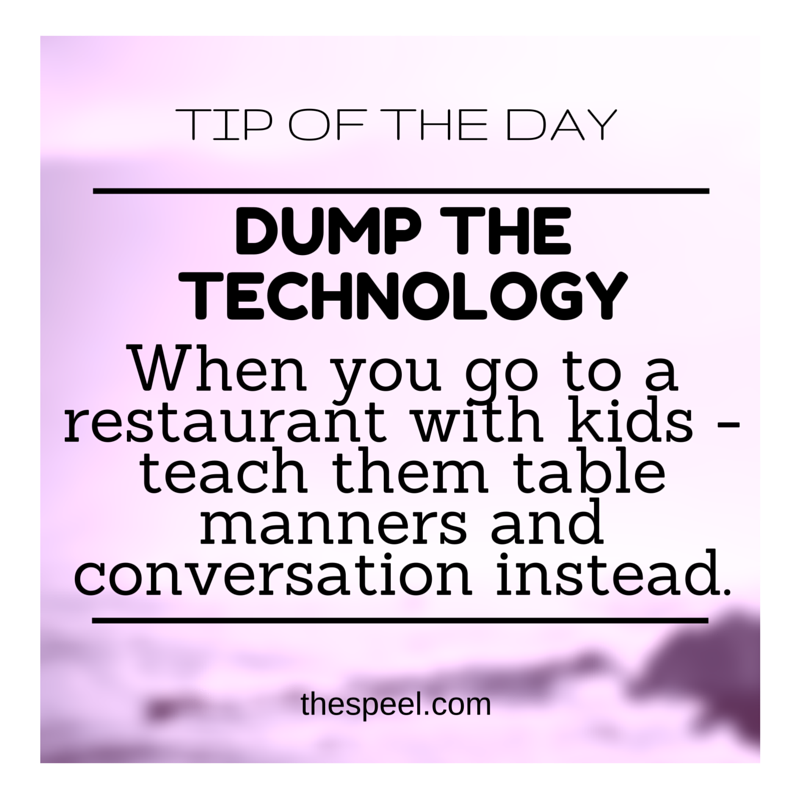 TheSpeeLBlog's tweet photo. Make an event of going to a restaurant with your kids- practice at home, plan it out, and make conversation! https://t.co/xw26tVMjY7